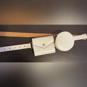 Michael Kors White Double Belt Bag SZ L/XL NWT Michael Kors | Accessories | Michael Kors White Double Belt  main image 2